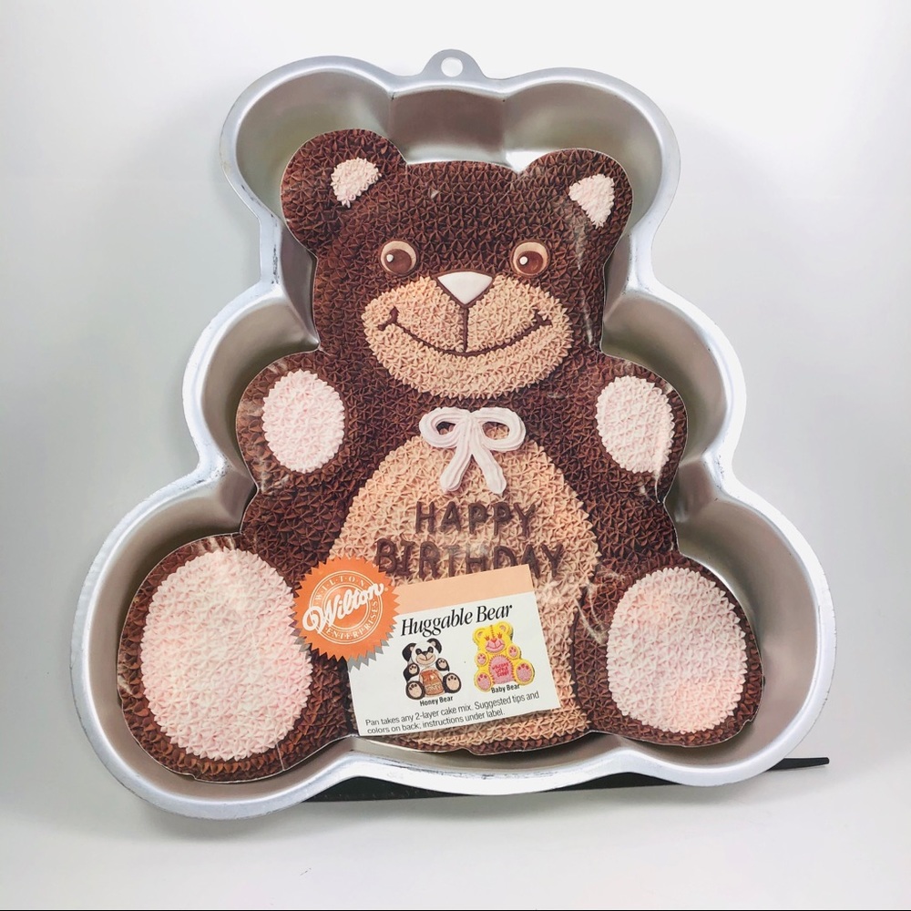 Wilton Huggable Bear Cake Pan & instruction Book